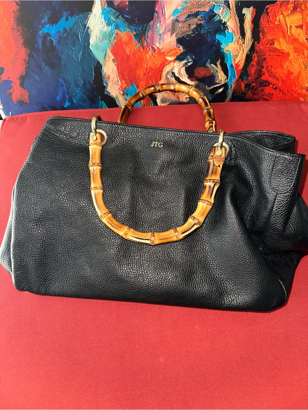 #38 Mark and Graham BAMBOO ELISABETTA SLOUCH HANDBAG JTG- sanvalentin.cl - Picture 9 of 12